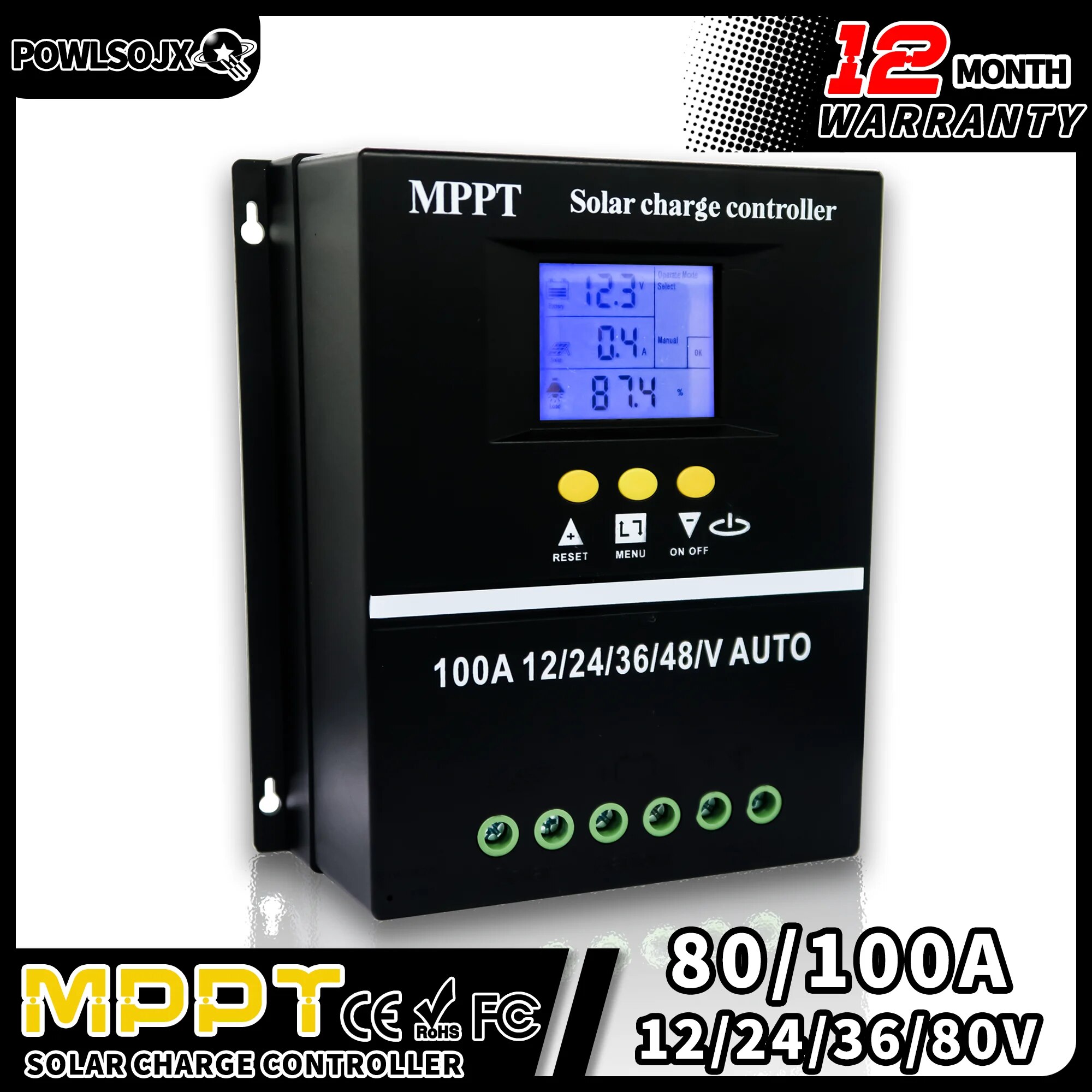 Drone Solar Charger - POWLSOJX MPPT Regulator pengontrol CAS surya,