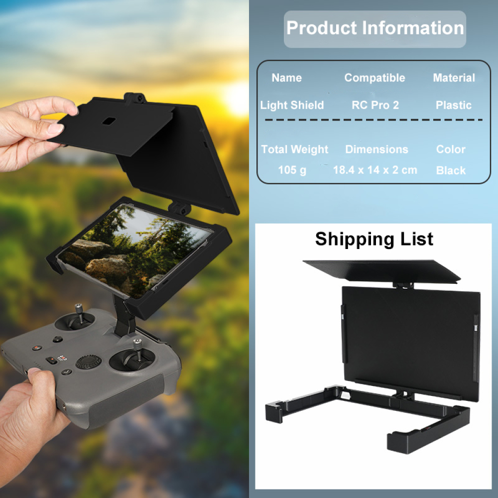 Drone Controller Hood - Baru untuk RC Pro 2 Pelindung