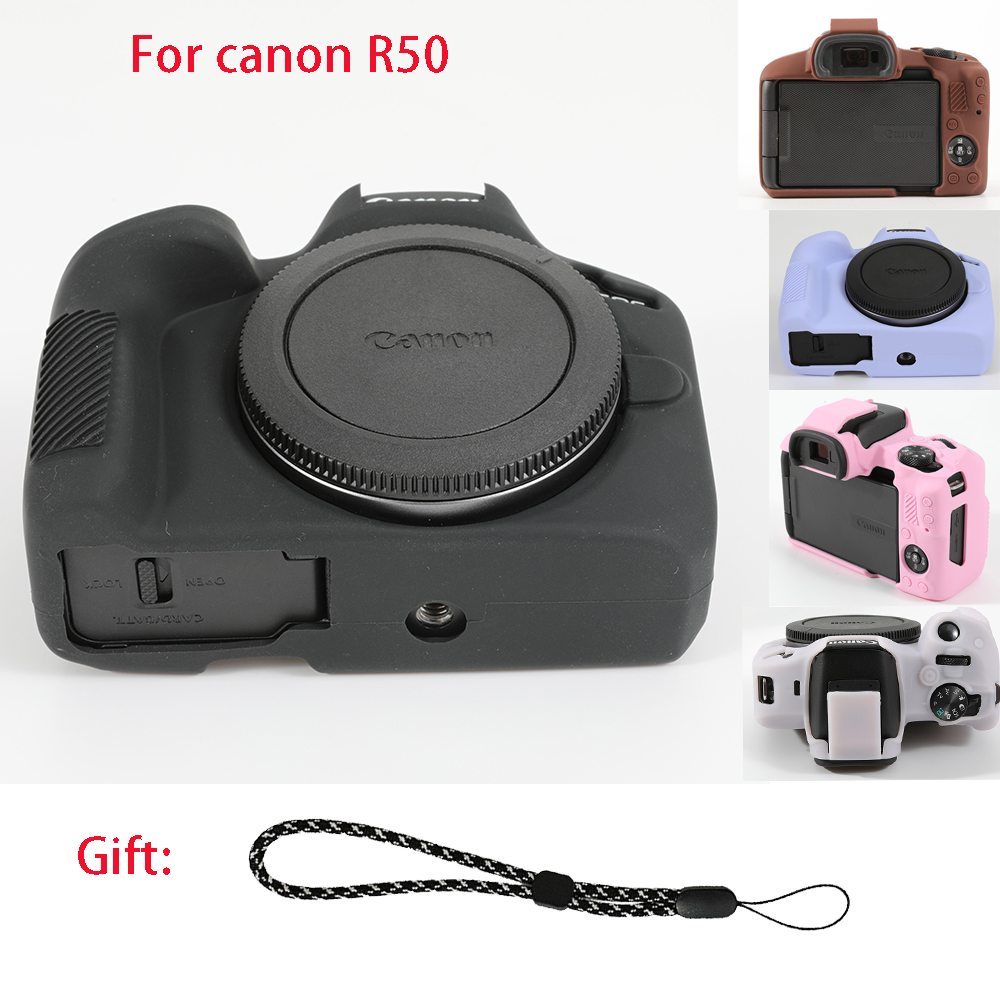 Canon Camera Eos R50 - Tas Kamera Silikon Cocok untuk Canon