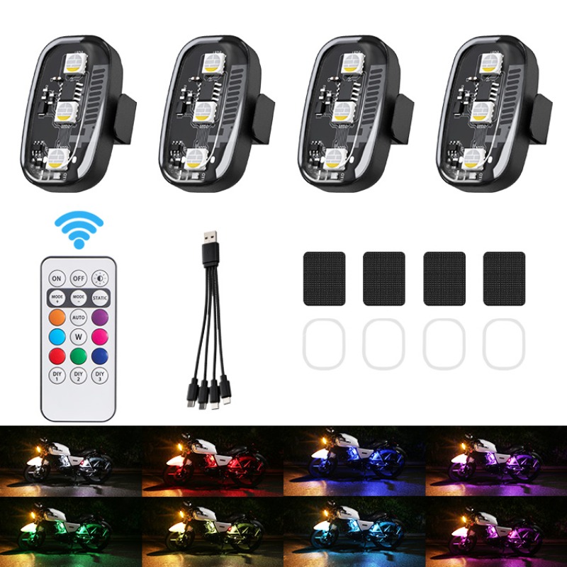 Drone Strobe Light - Lampu Strobo LED RGB untuk Motor
