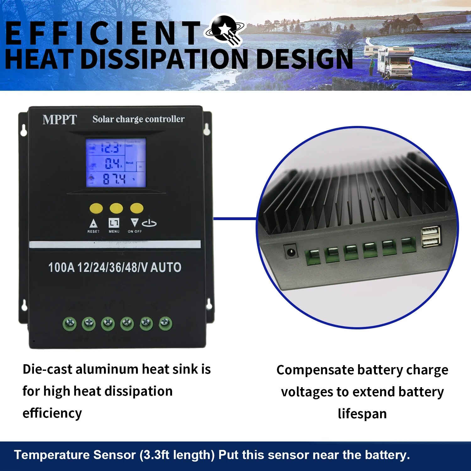 POWLSOJX MPPT Regulator pengon - Drone Solar Charger ulasan dan harga