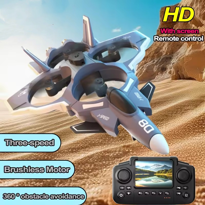 Drone RC Quadcopter dengan Mot - Drone Controller Screen ulasan dan harga